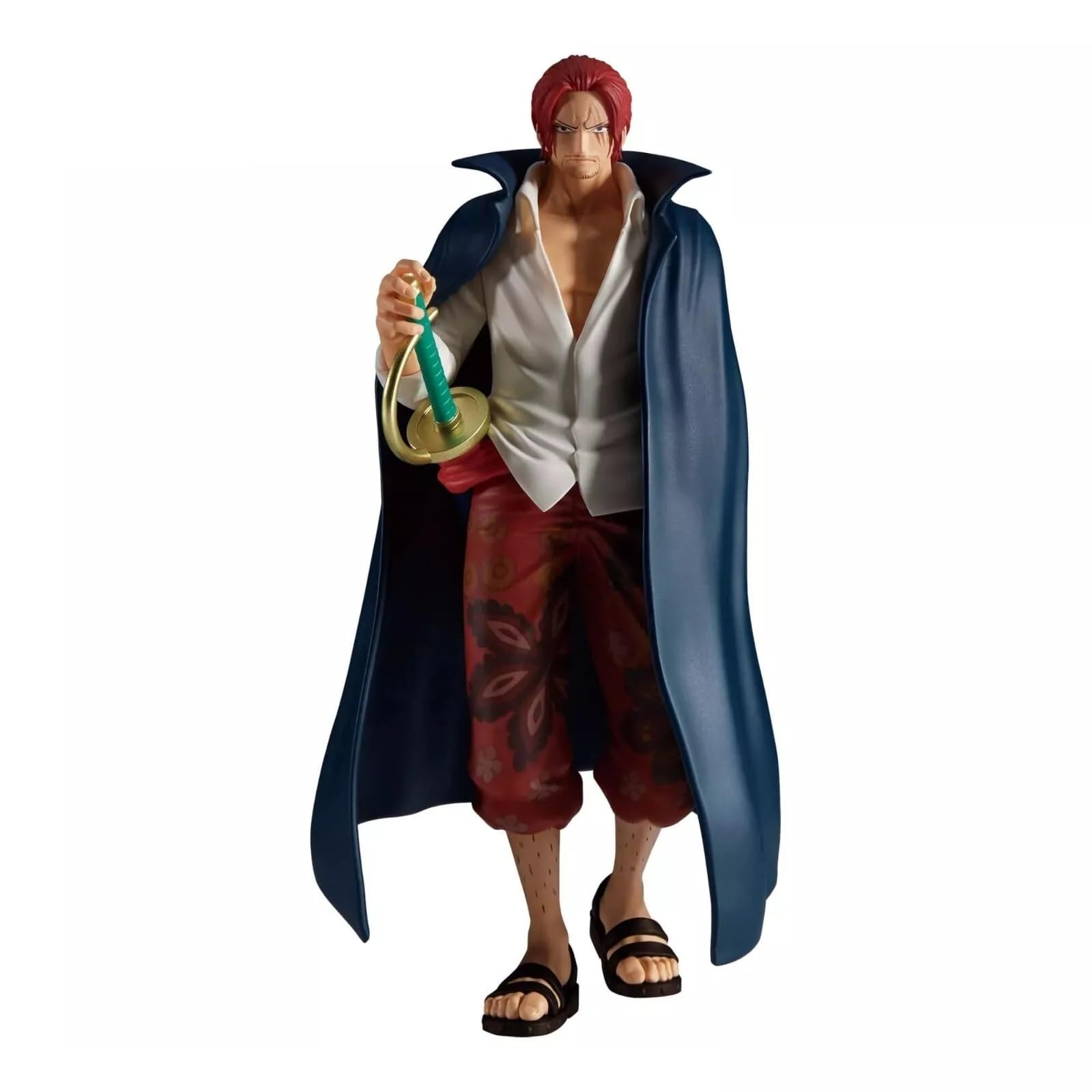 Banpresto Multi-Coloured Shanks Departure One Piece Figure Collectible Statue - The Shukko 16 Cm, Multicolour - Japanese Version