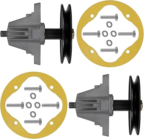 Miniatura 7 de Replacement Part OEM for 2 Spindle Assembly wDeck Ring for MTD Troy Bilt 918-06991 618-06991 91806991 Index-DDR965-GTF1-60649