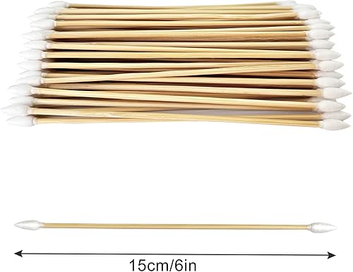 Miniatura 7 de Gun Cleaning Swabs, Dual - Ends Tips, 6 Inch Gun Cleaning Supplies, Long Cotton Swabs with Bamboo Sticks in A Storage Case for Gun Cleaning and