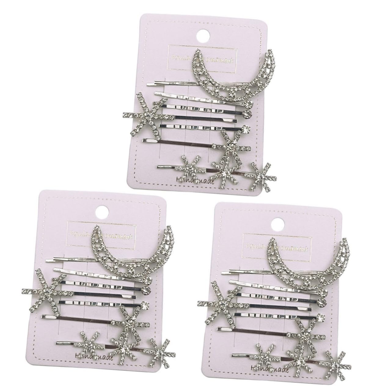 21pezzi Fermagli Per Forma Di Stella e Accessori Chic e Retro Per Donne e Ragazze Clip Decorative Di Alta Qualità