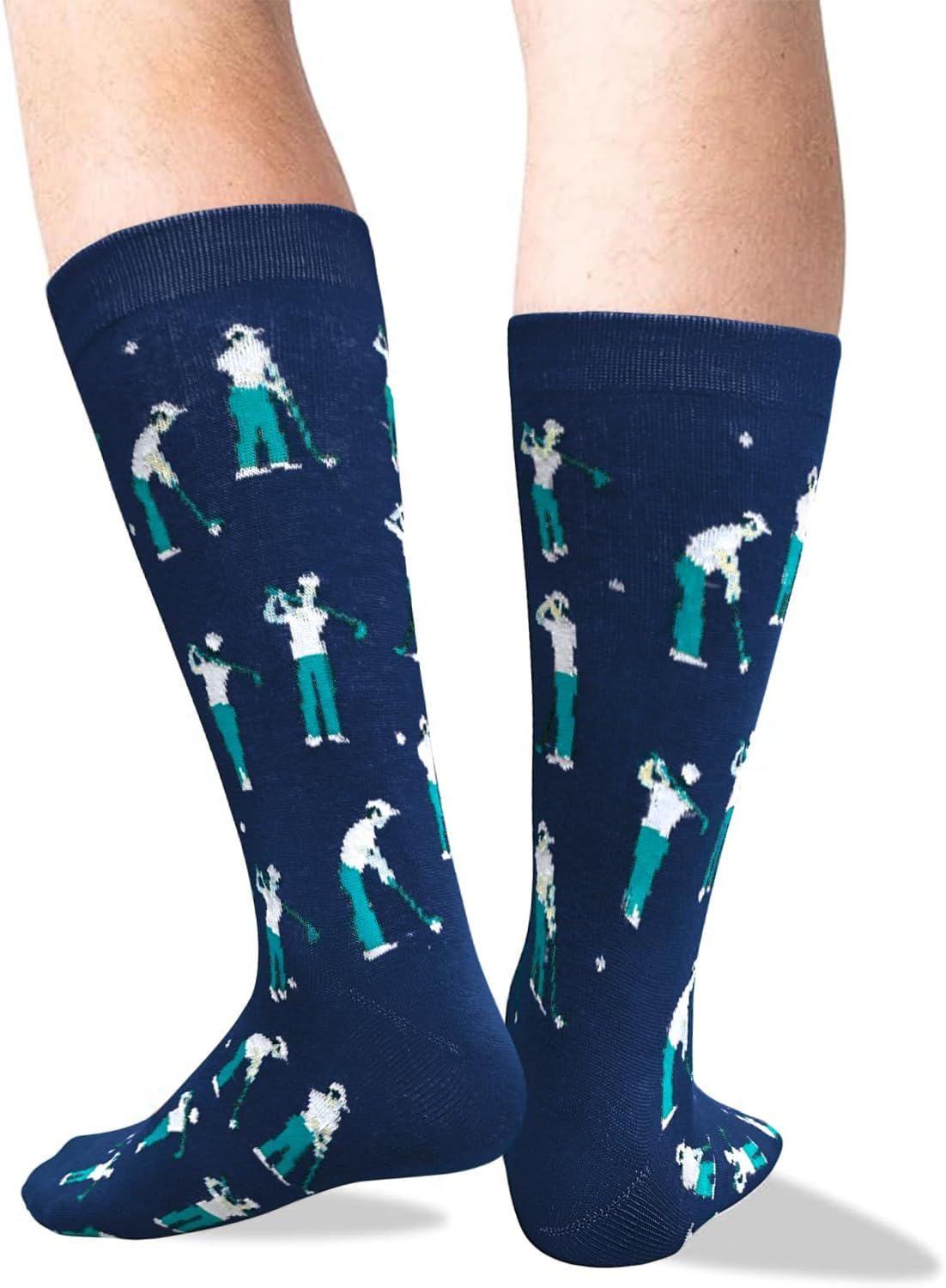 Queen Hero Funny Golf Socks for Men,Hilarious Golf Gifts For Men Novelty Athletic Socks for Golfers