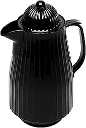 LYOR - Garrafa Térmica de Plástico Mini Bambu Preta 400ml