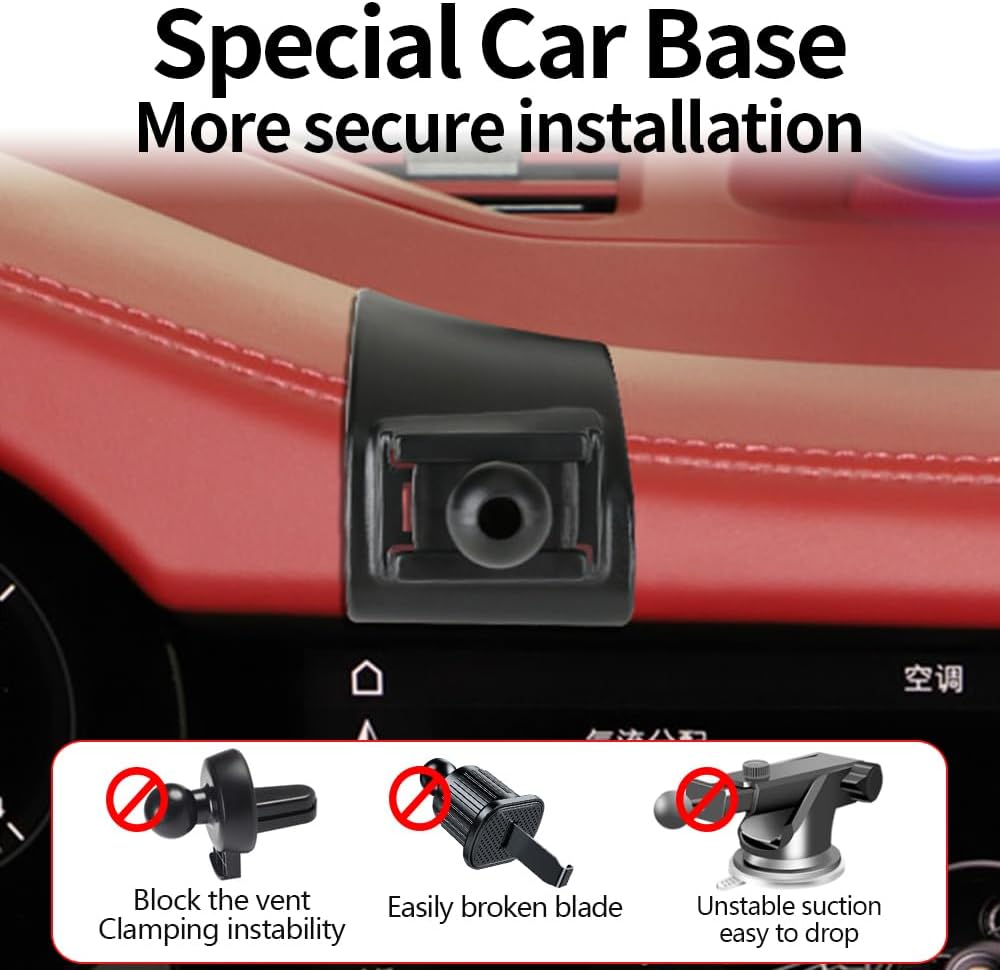 Car Phone Holder for 2020 2021 2022 2023 2024 2025 2026 Porsche 911 Coupe Convertible GT3 RS Auto Accessories Navigation Bracket Interior Decoration Dashboard Cell Mobile Phone Mount case Accessory