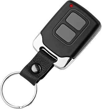 LAWOHO 81LM Garage Door Remote Control Keychain Compatible with Green Learn Button Liftmaster 61LM Sears Craftsman 139.53879, 139.53859 Chamberlain 850CB Billion Code Openers 1 Pack