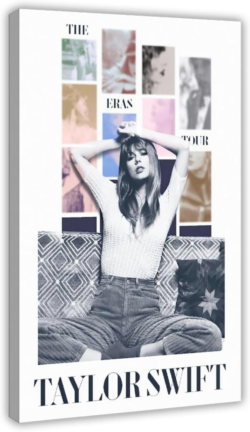 Taylor Album Swift The Eras Tour Poster (12 X 16, Framed Style 3)