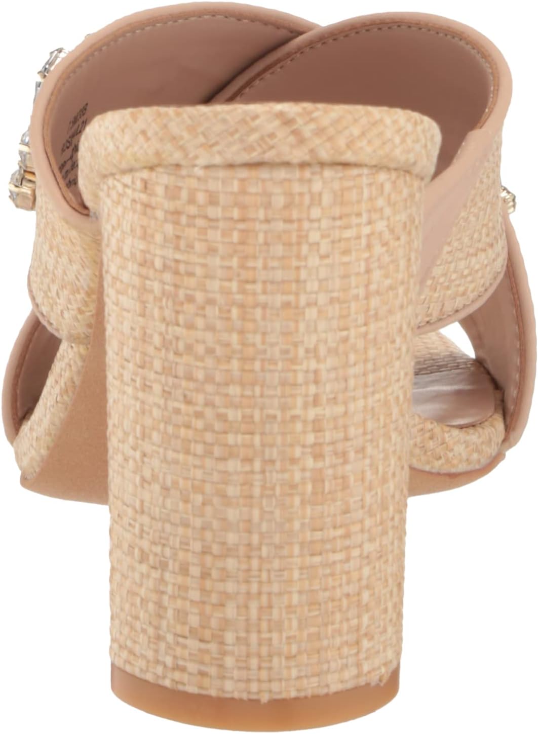 KARL LAGERFELD womens Rosina Crisscross Heeled Sandal - Image 3