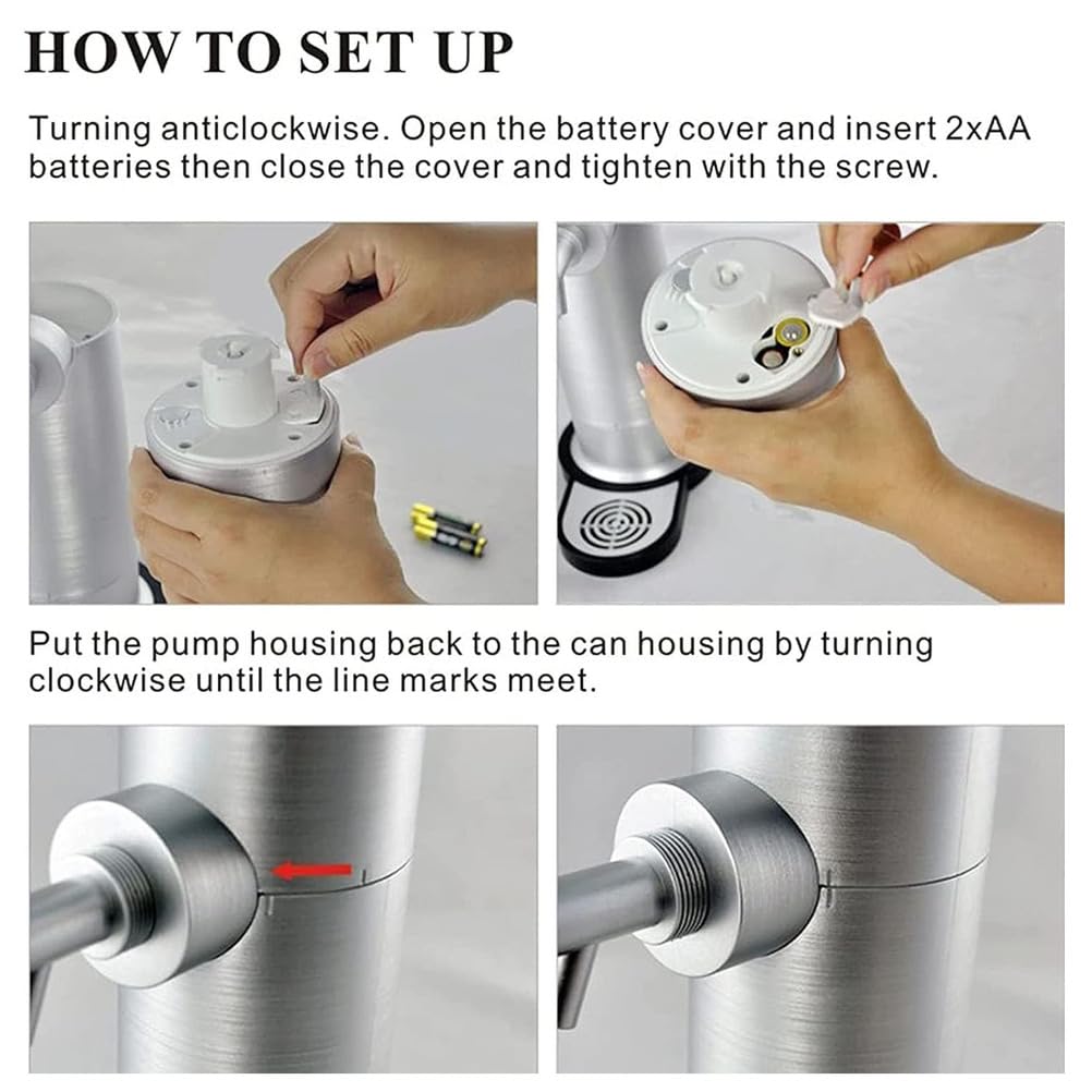 ultrasónico Dispensador de Cerveza, Maquina De espumante De Cerveza, Dispensador Grifo De Cerveza para Latas, Regalo para Los Amantes De La Cerveza,Plata