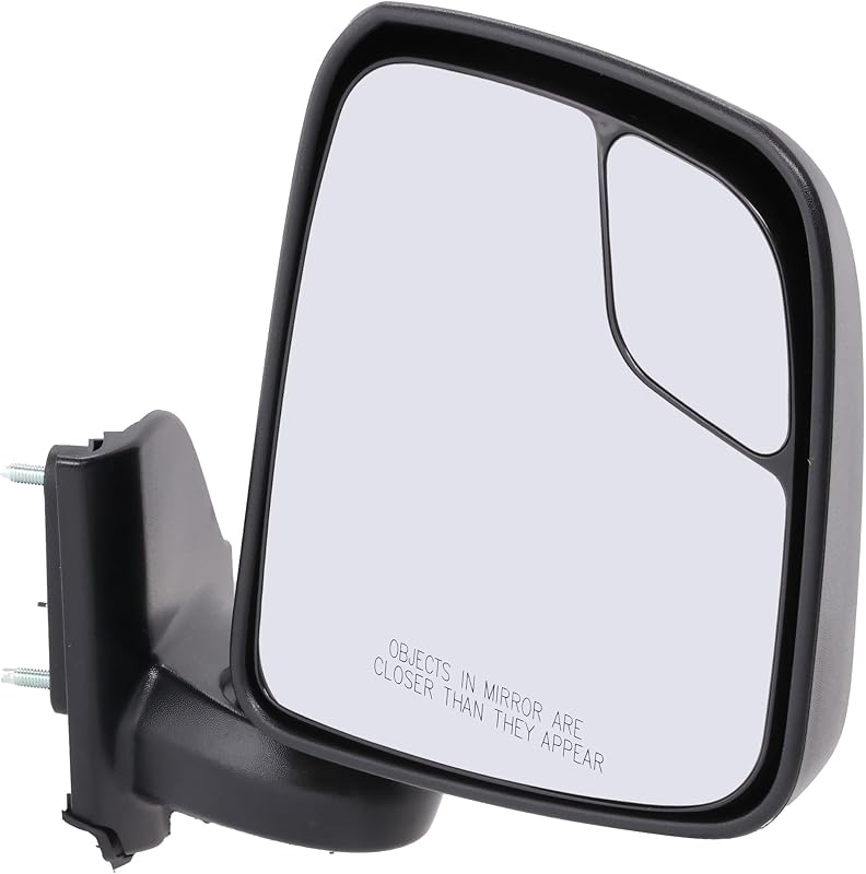 Retrovisor externo JC Whitney para Nissan NV200 e Chevrolet City Express – lado direito, manual e sem aquecimento