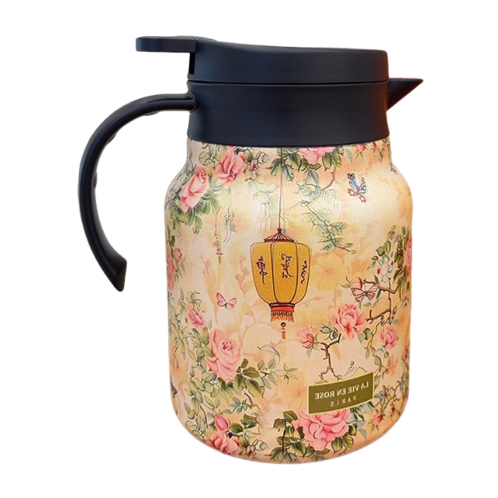 Hervidor floral vintage para compartir tardes de té en familia con su infusor de 1000ml