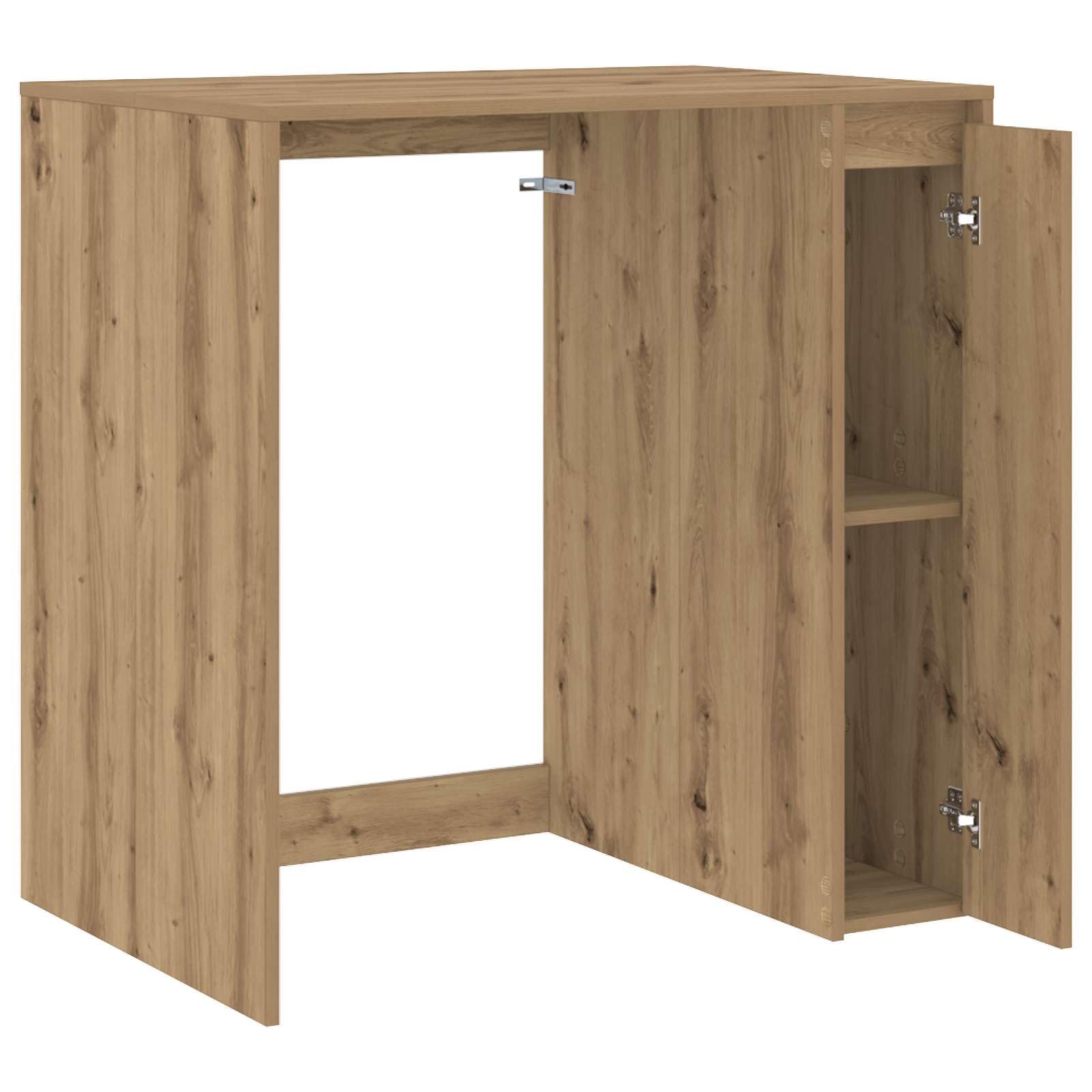 vidaXL Armario para Lavadora con Puerta Roble Artisan 87 x 60 x 89 cm