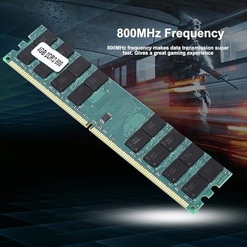 Miniatura 6 de Módulo de memoria DDR2, 4 GB de gran capacidad 800 MHz de datos rápidos DDR2 240 Pin DDR2, alta antiinterferencia y propiedades antiestáticas por