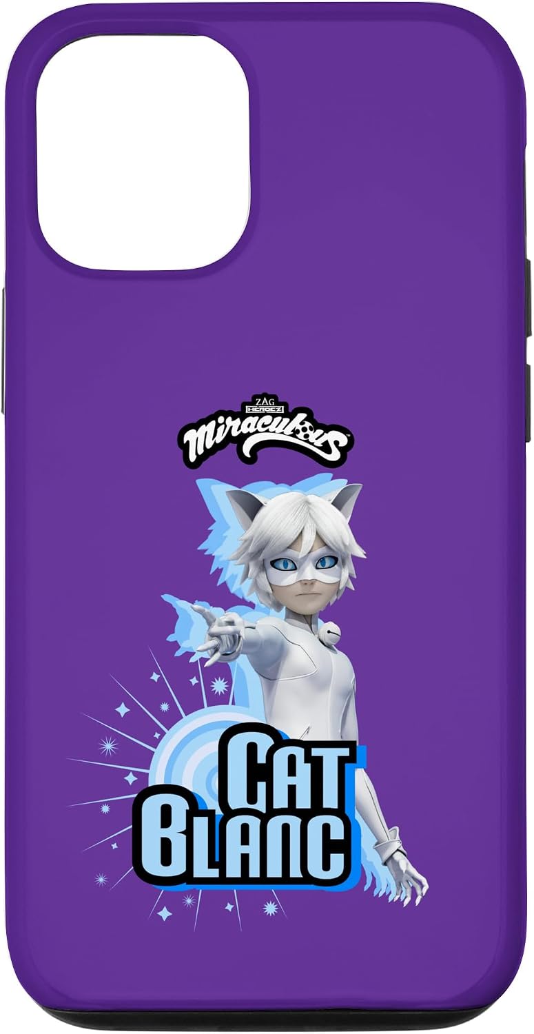 iPhone 15 Miraculous Ladybug Villains Collection Cat Blanc Case