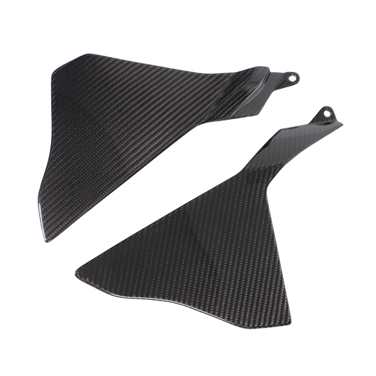 Side Panel Fairing, Fydun 2pcs Carbon Fiber Motorcycle Tank Side Panel Cover Fairings Lightweight Replacement for R1 R1M R1S 2015-2019