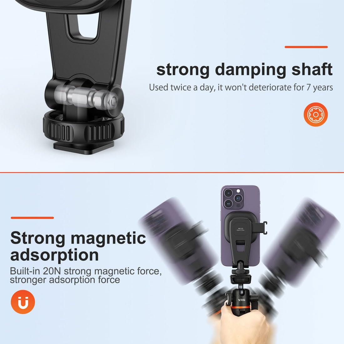 Magnetic Phone Holder - 360° Rotation & Strong Magnet -4 Magnetic Phone Holder - 360° Rotation & Strong Magnet -4