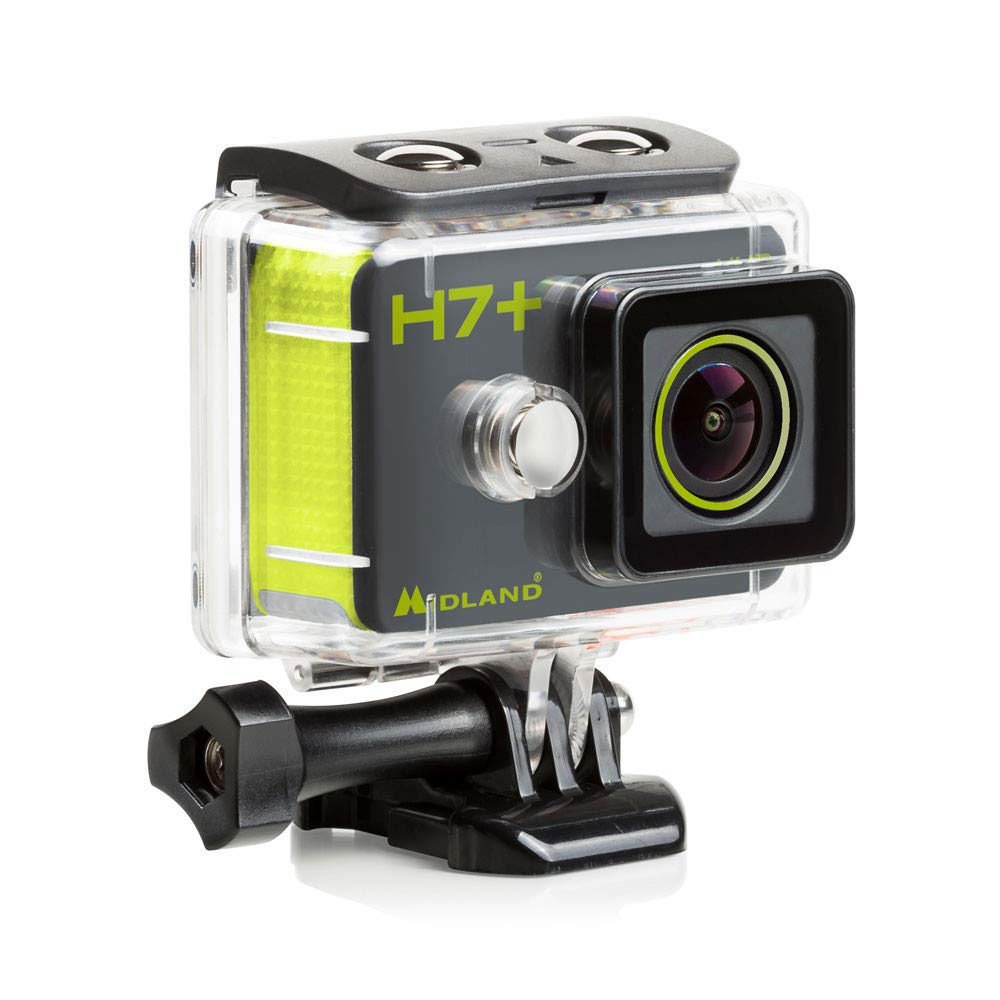 Midland H7 + WiFi Caméra d'action, Ultra HD 4 K