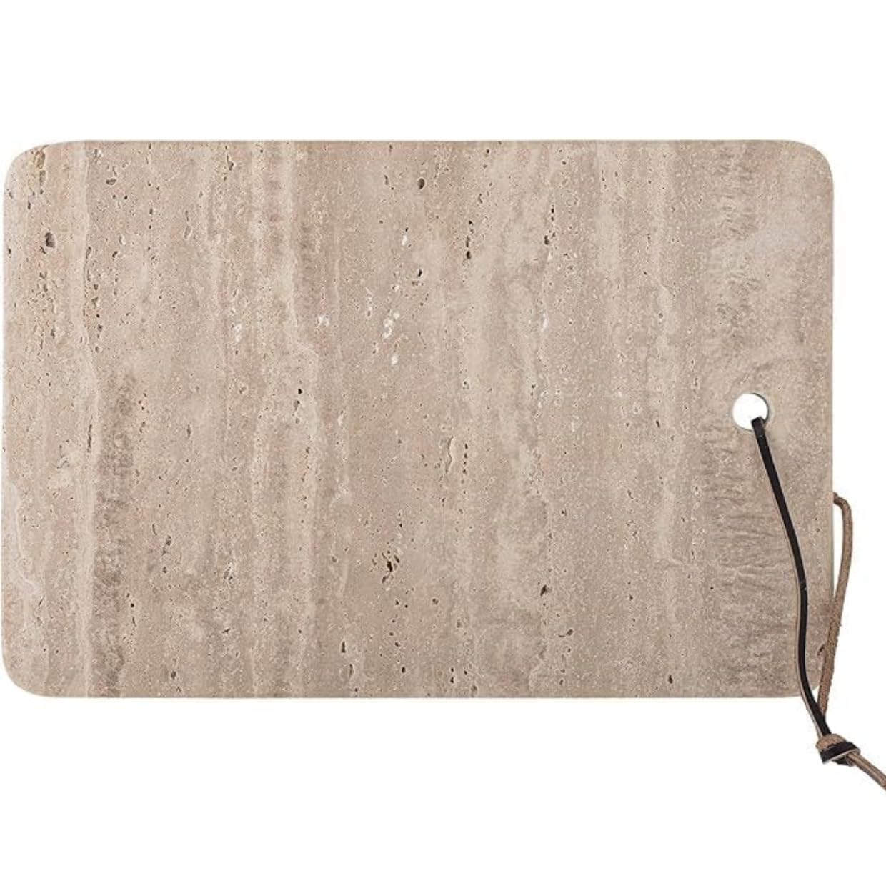Planche à Découper en Travertin Naturel 30 x 20 cm | Élégante, Artisanale et Solide | Idéale pour Fromages, Charcuterie, Sushi, Antipasti | Made in Italy - Kalu Creations – FILO
