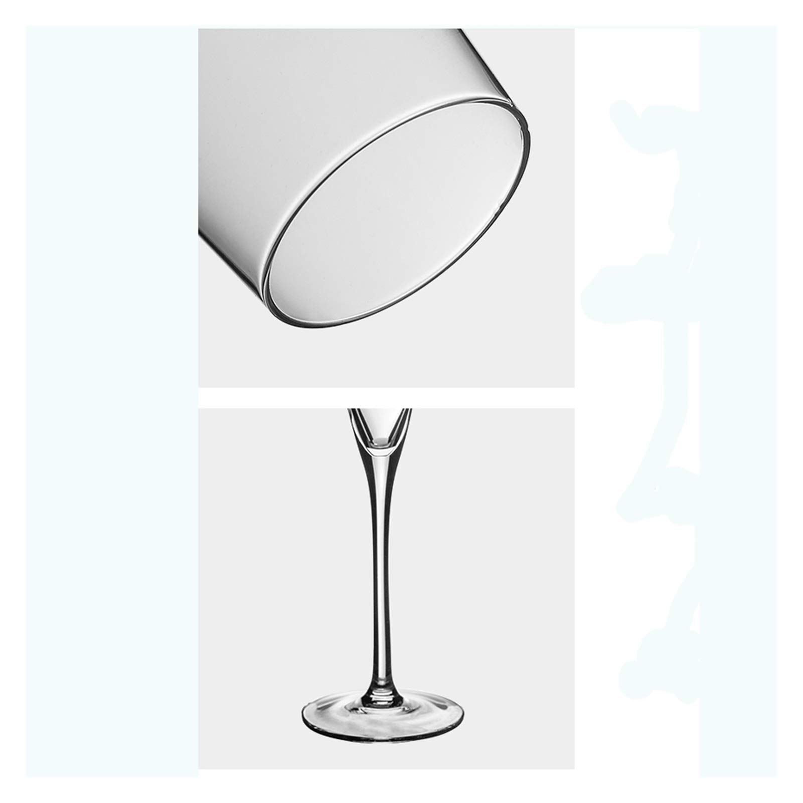 Verres De Champagne Grands Verres à Champagne - 4 pièces - Verrerie élégante, Parfaite for Les Mariages, Les Essentiels de fête, Les Cadeaux de vin. Flute Champagne