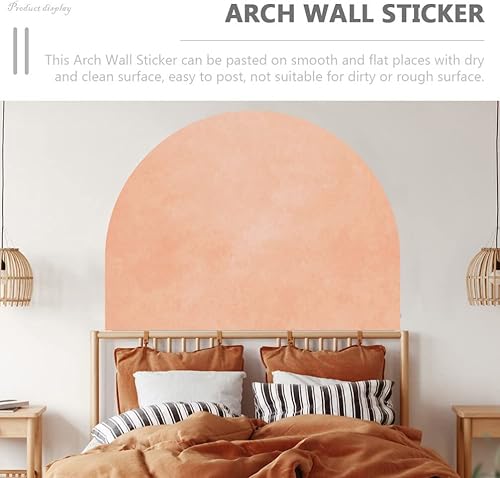 Miniatura 3 de Calcomanía de pared de medio círculo, calcomanía decorativa de pared, calcomanía de pared bohemia, para cabecero, mural de pared para sala de estar,
