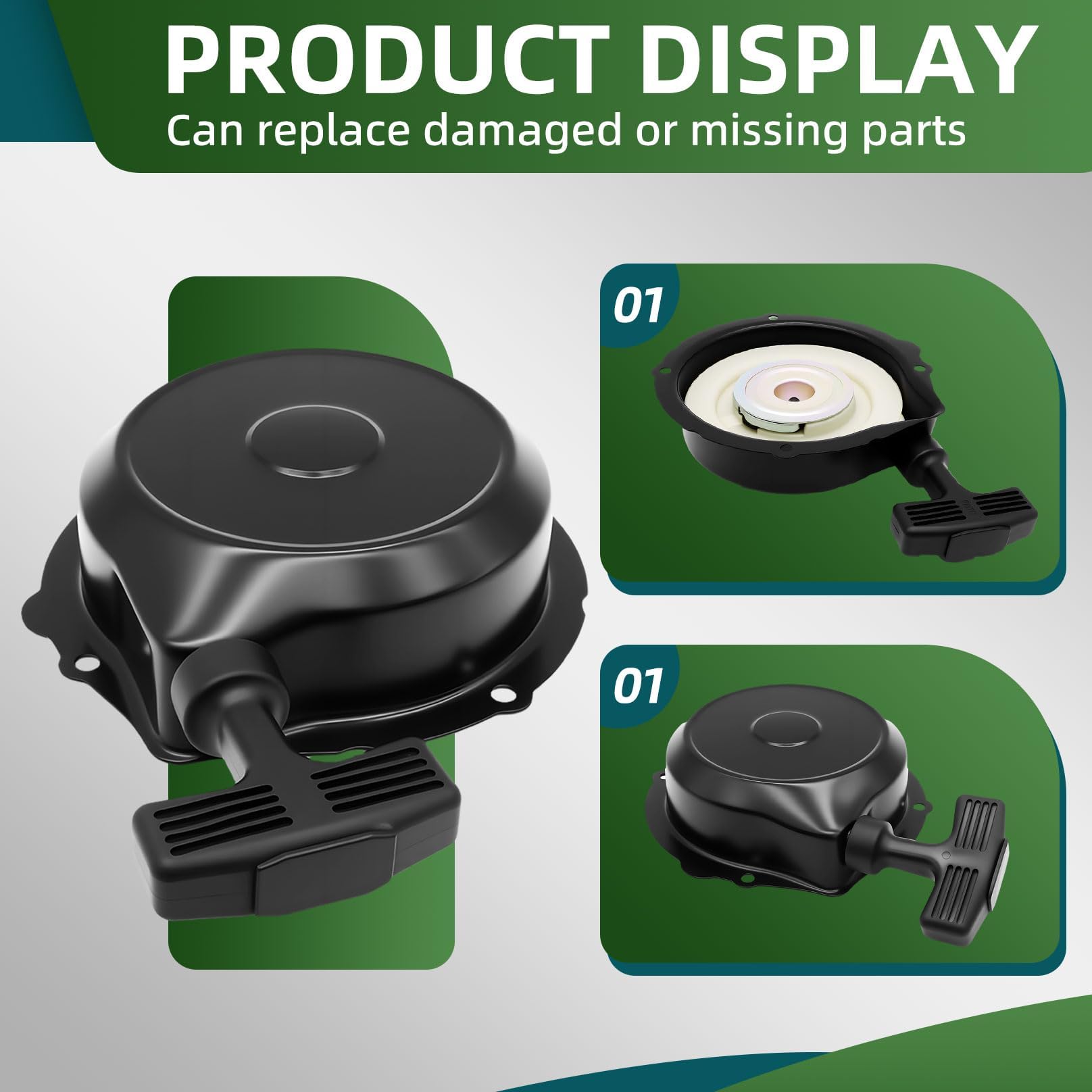 Recoil Starter Pull Start For Yamaha Bruin Grizzly Kodiak 350 400 450 660 YFM