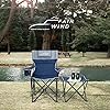 FAIR WIND Oversized Fully Padded Camping Lounge Recliner Chair With - View #11