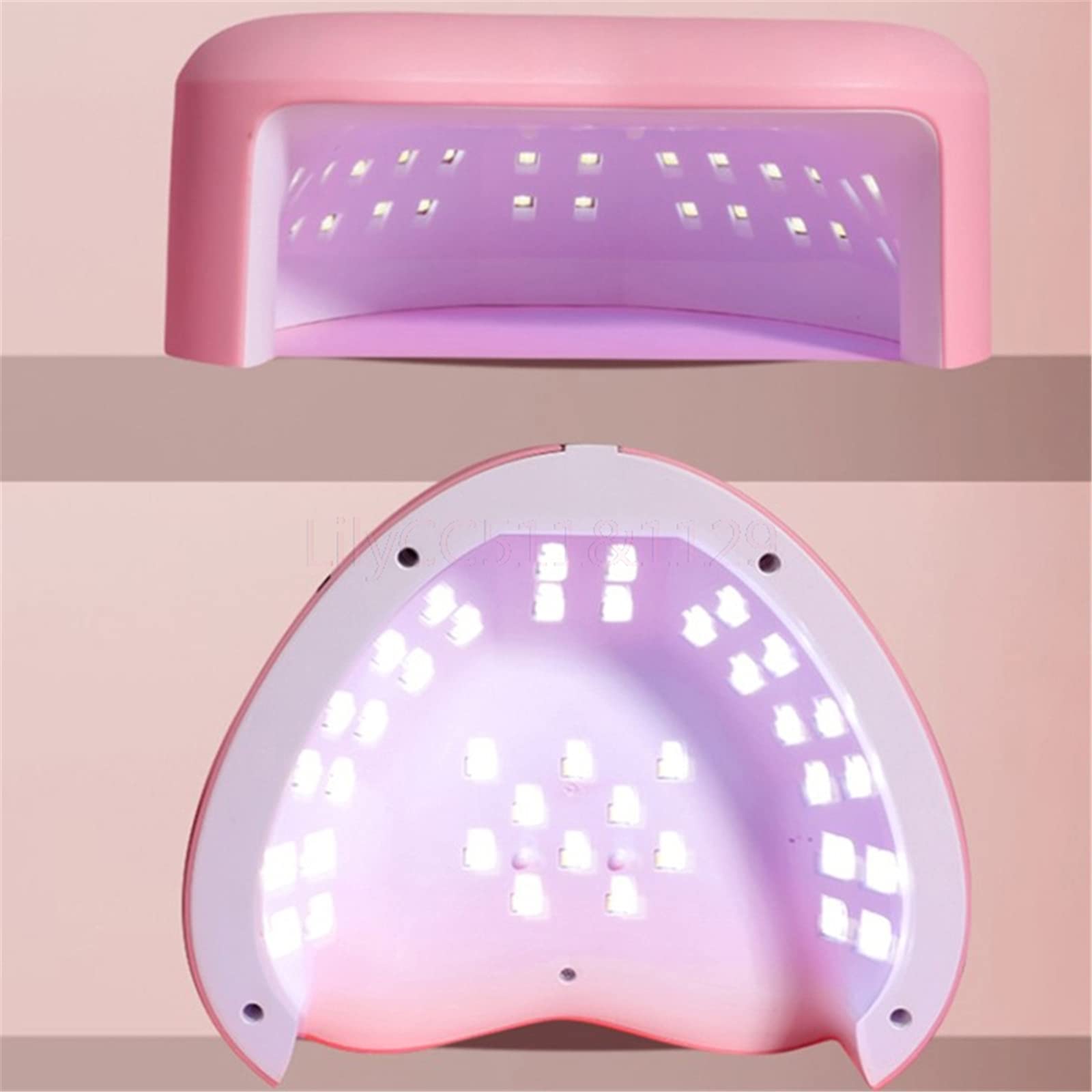 ZYC 180W UV per Unghie Lampada a Forma di Cuore Lampada a Forma di Cuore per Unghie Gel Polacco essiccatore indurello per Unghie