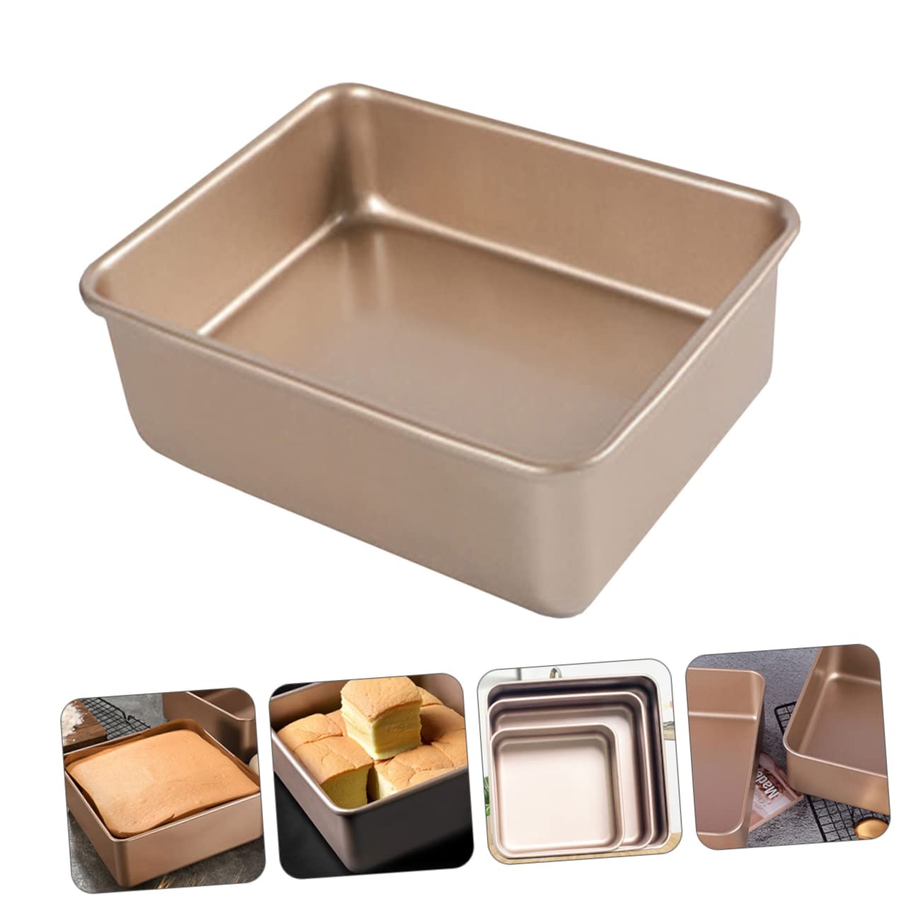 Moule à gâteau antiadhésif rectangulaire cuisson homogène au four