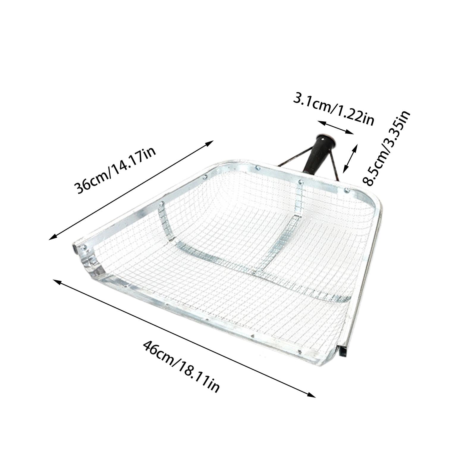Pelle à Tamis De Jardin En Acier Inoxydable - Outil Multifonction Pour Tamiser Sol Et Sable