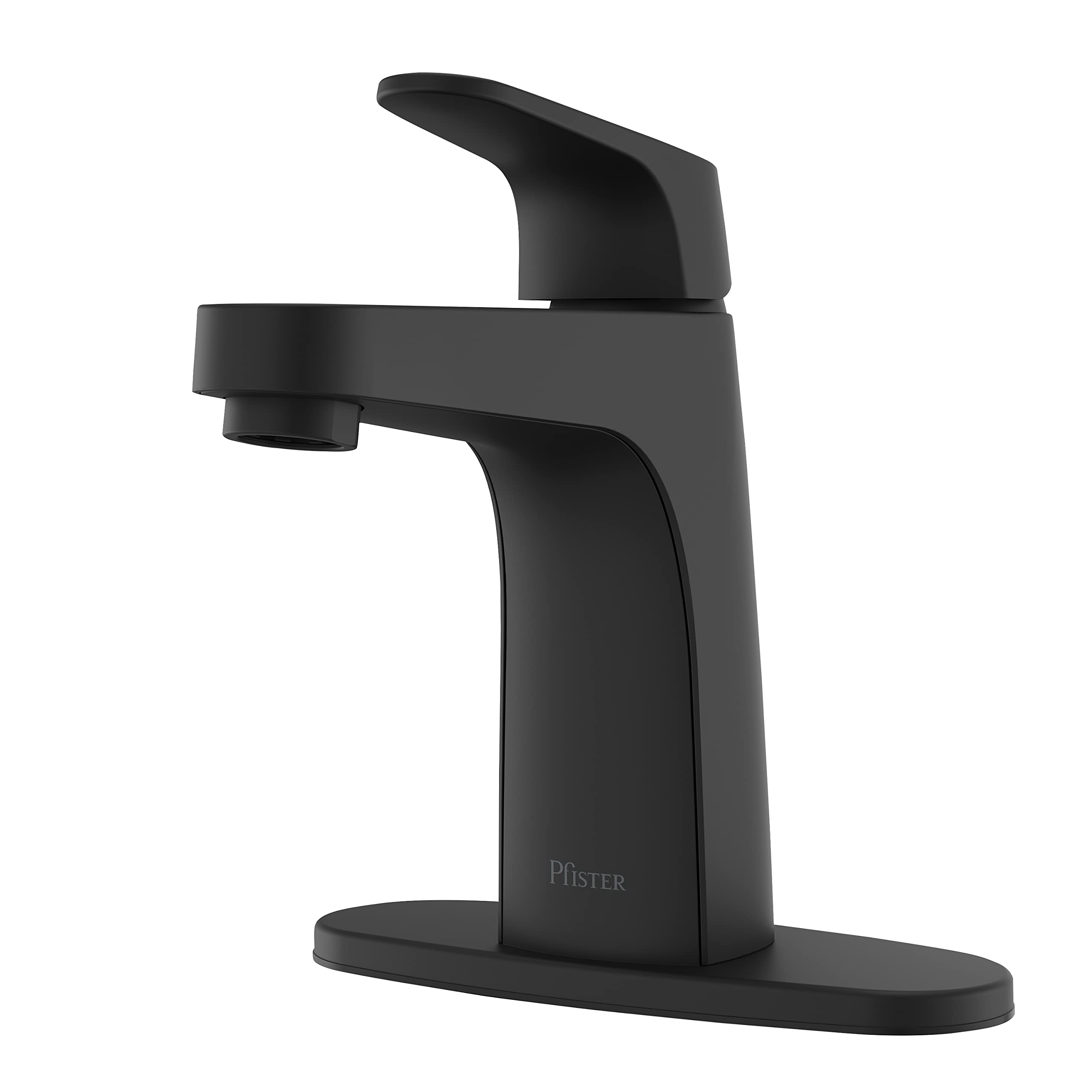 Matlock Matte Black Bathroom Faucet, Single Handle, Single Hole