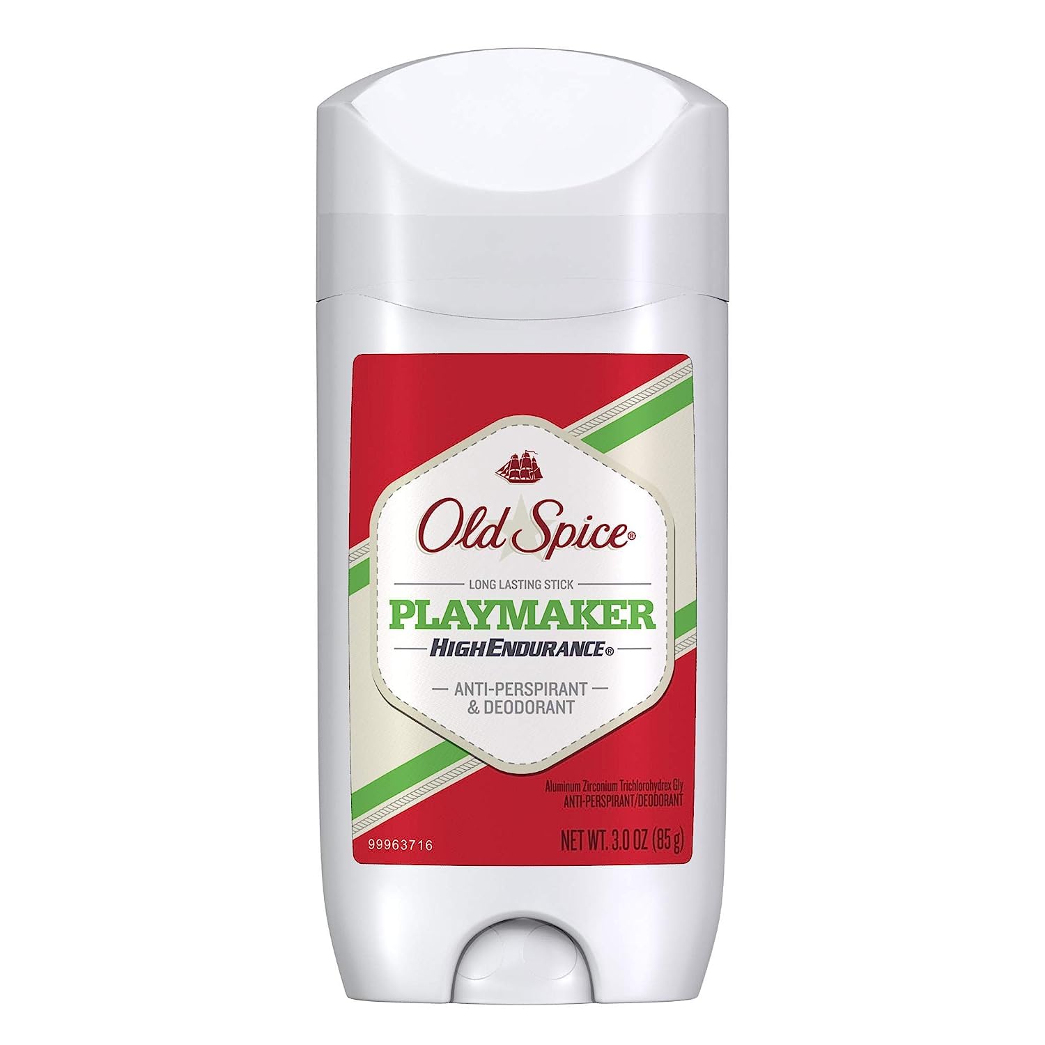 Old Spice High Endurance Invisible Solid Playmaker Anti-perspirant and Deodorant, 3-Ounce (Pack of 3)