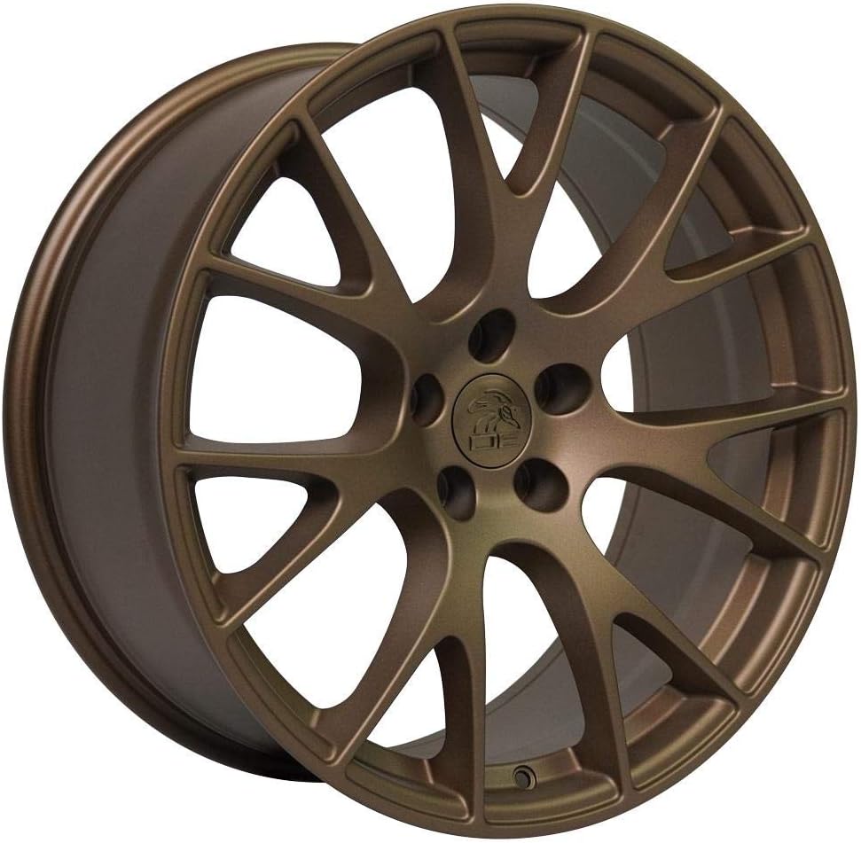 OE Wheels DG15 20 Inch Rim Fits Hellcat Style 5x115 20x10 Satin Bronze - Hollander 2528 (1)