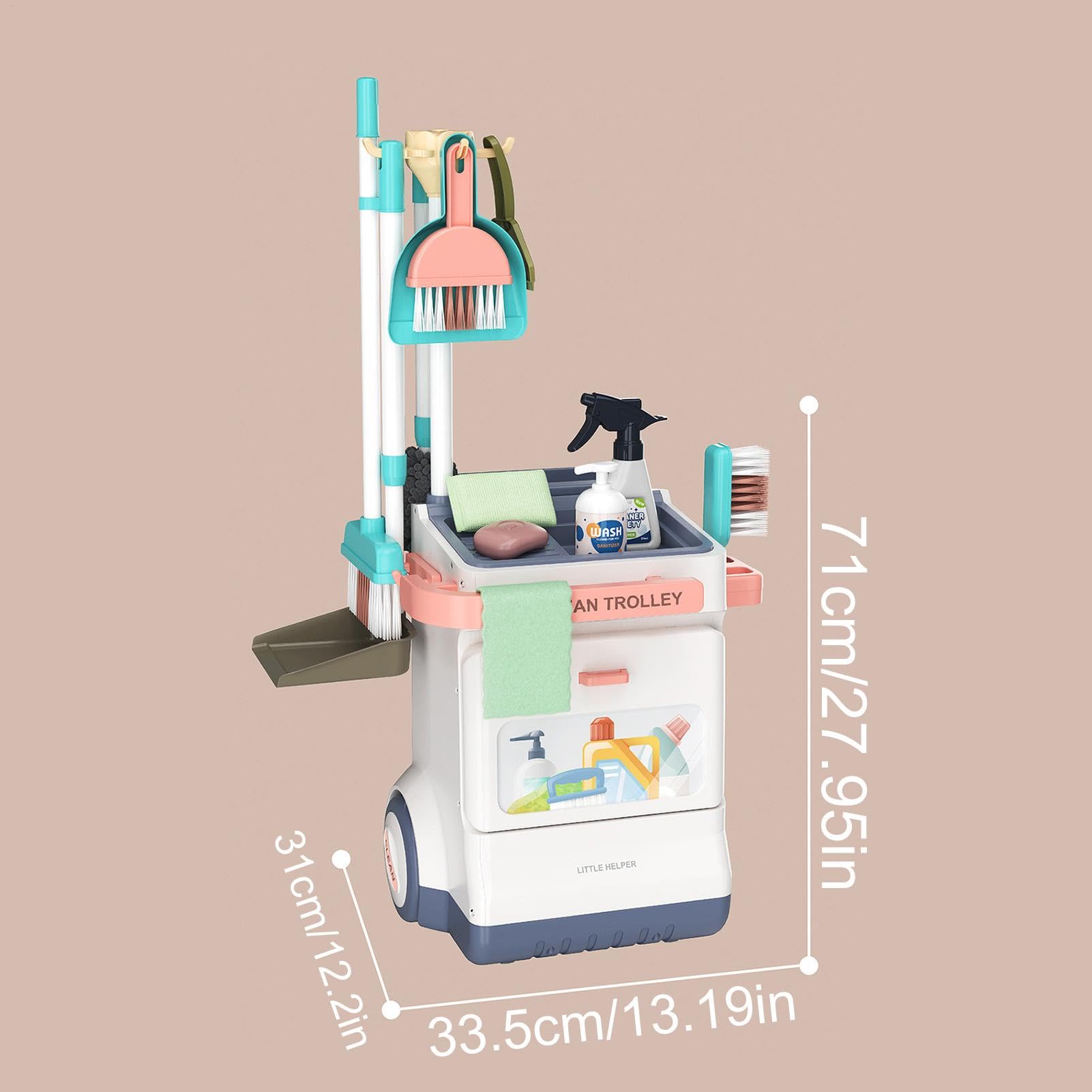 de Nettoyage pour Tout-Petits de 1 à 3 Ans, kit de Nettoyage pour