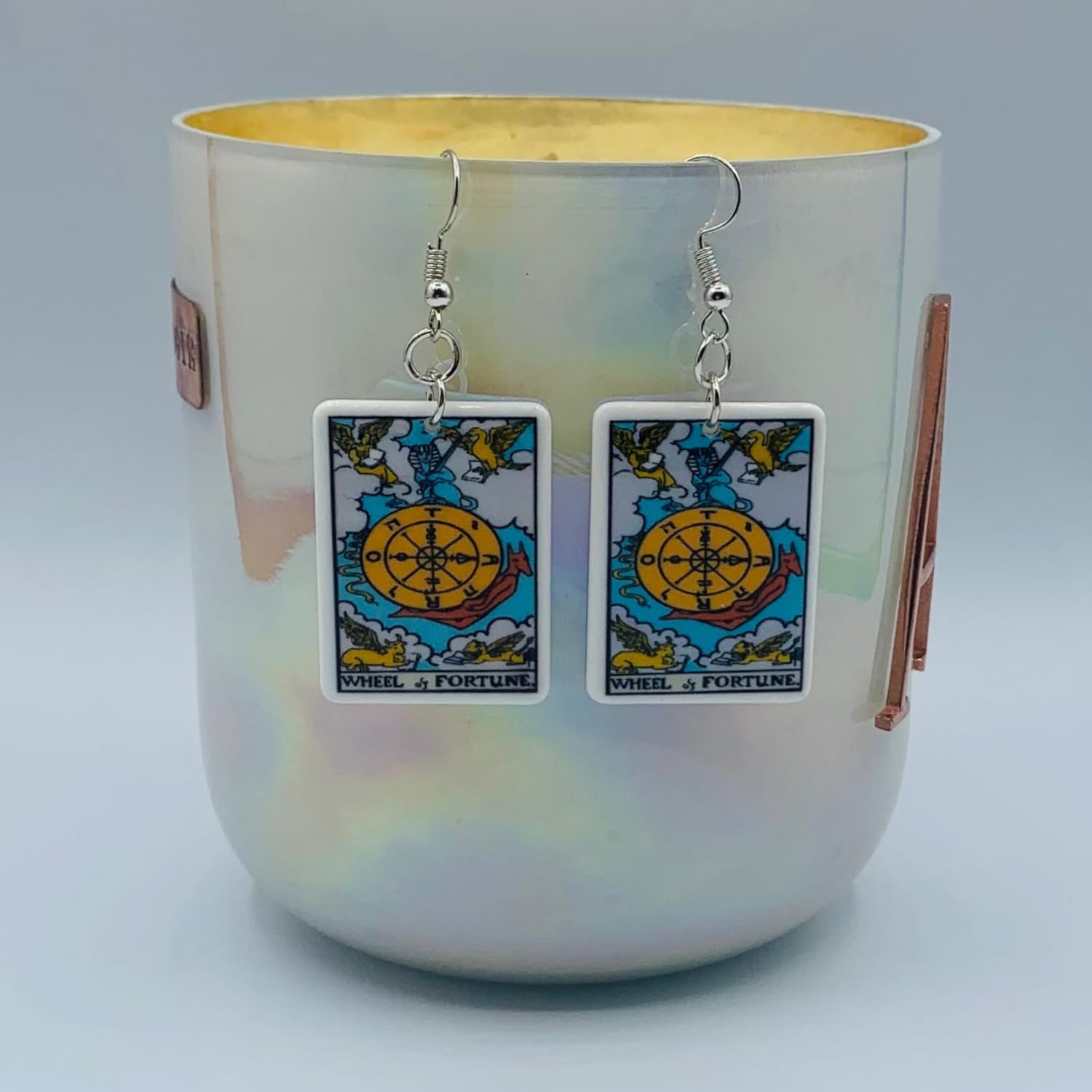 Tarot Jewelry for Women - Tarot Earrings - Zodiac Accessories - Scorpio, Gemini, Taurus, Libra, Capricorn