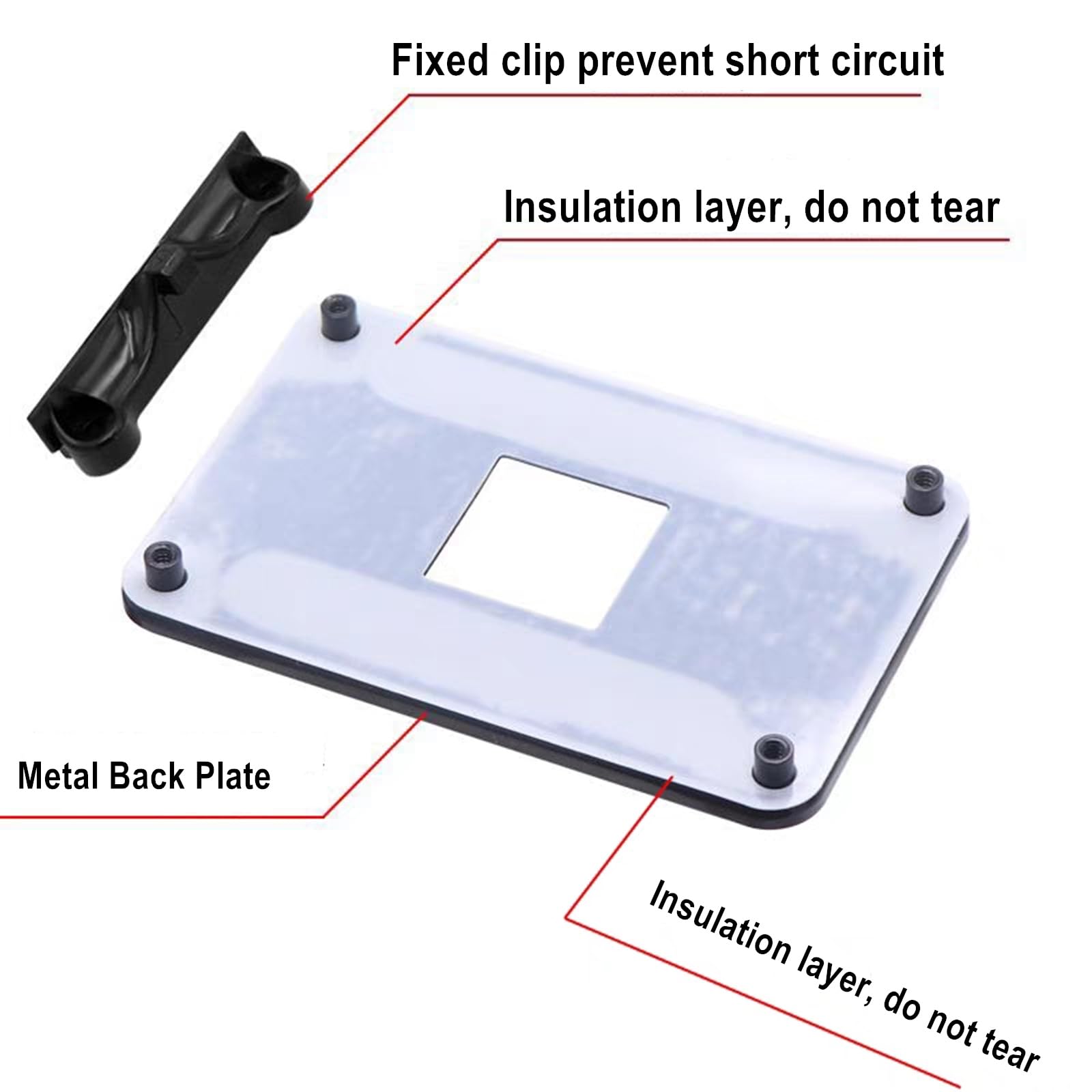 Supporto Dissipatore CPU Per AM4 - In Ferro, Per Raffreddamento A Liquido O Aria - Foto 8