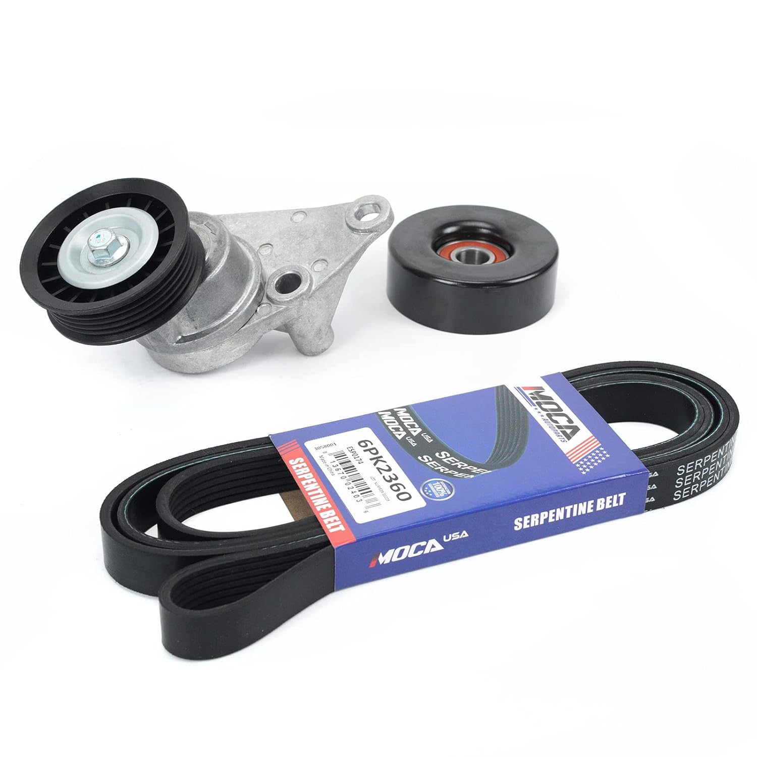 MPLUS Serpentine Belt Component Kit fits for Cadillac 2002