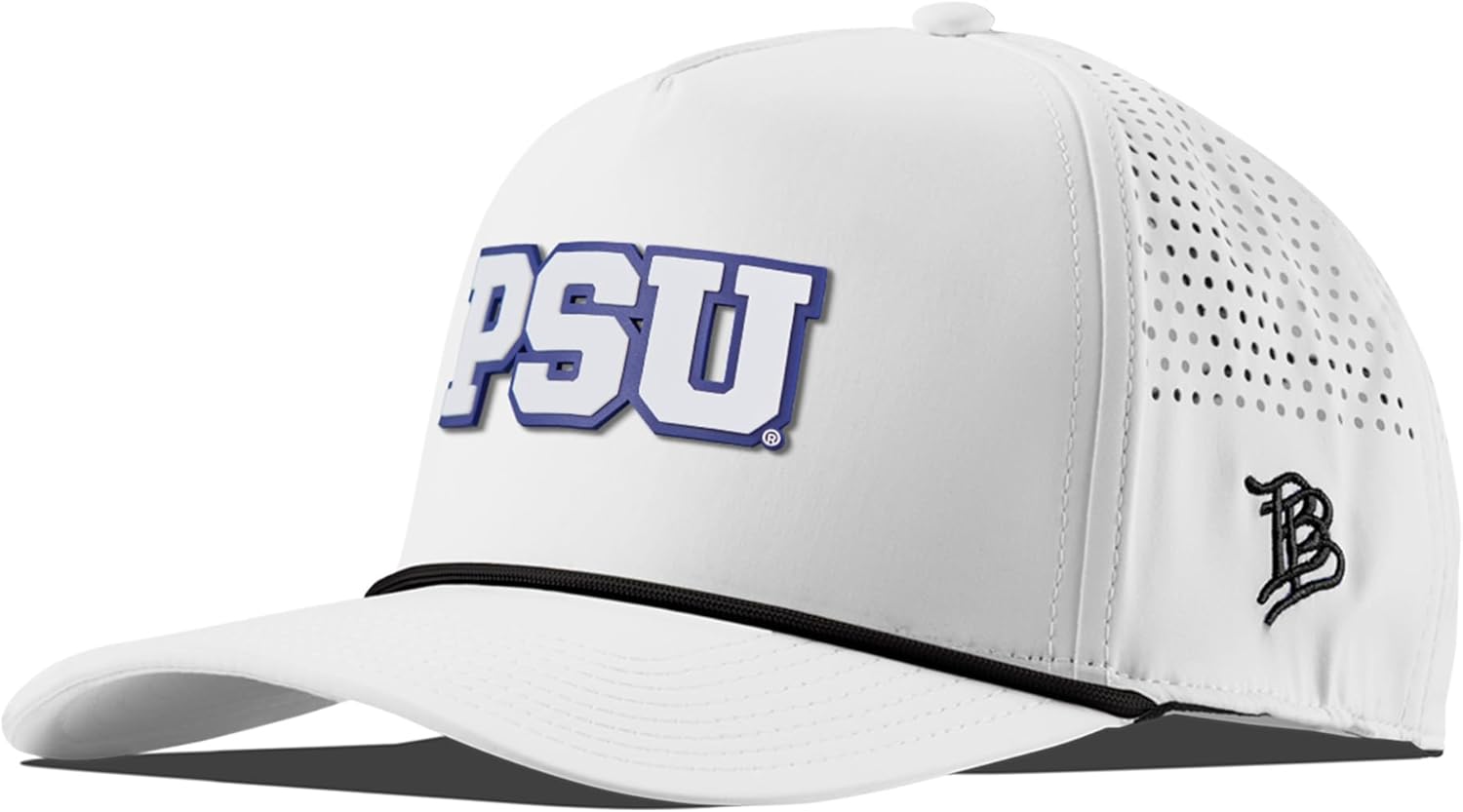 Branded Bills Officially Licensed NCAA x Curved 5-Panel Block College Collection PVC