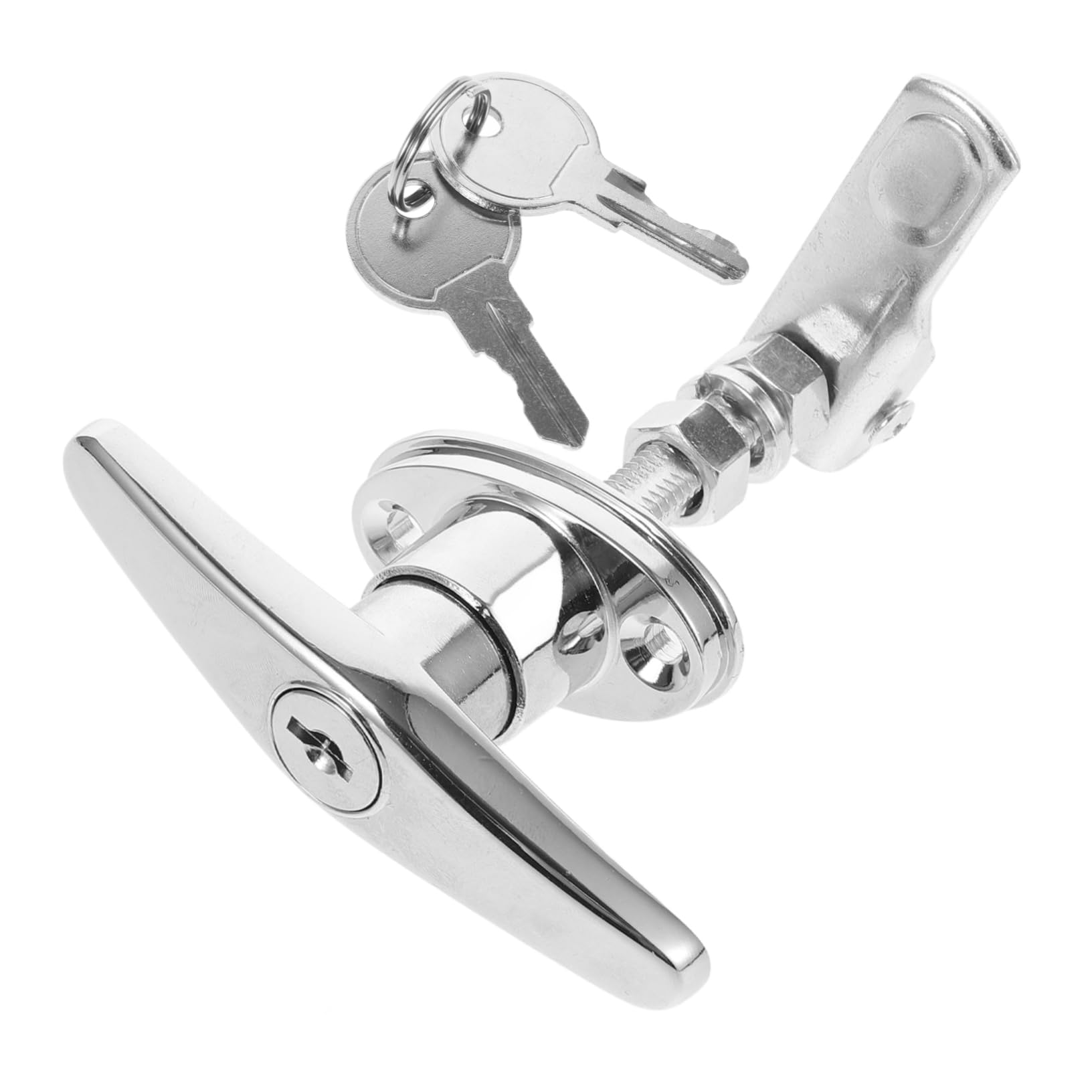 STOBOK 5 Sätze Griffschloss Schließschrank Teil Schubladenschlösser sperren Schrankschloss sicherheitsschloss Schloss für Schrank Sicherheitsschlösser für Schubladen Zinklegierung Silver