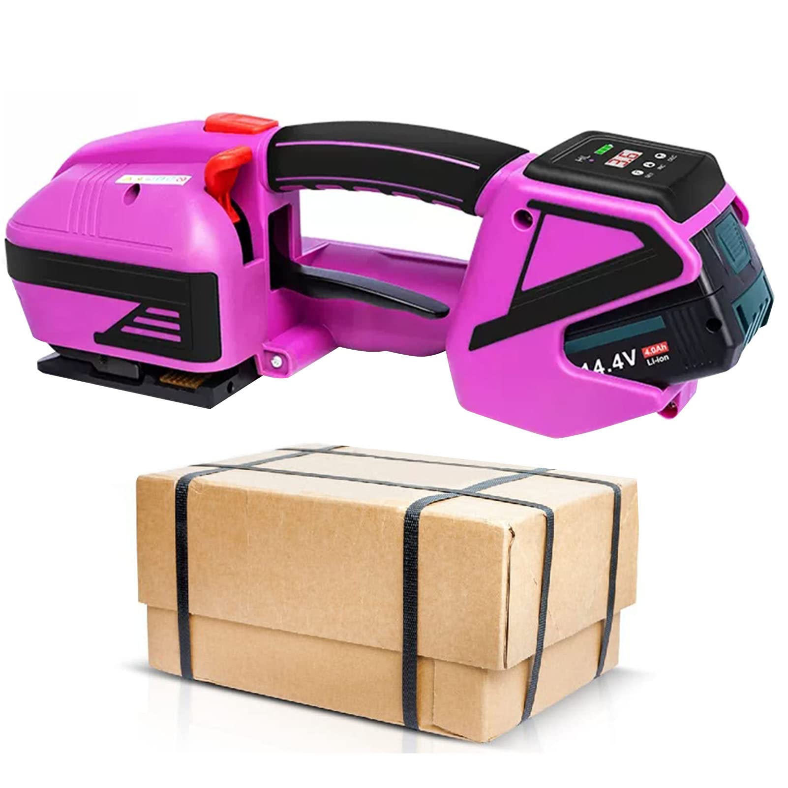 バッテリー付き電動溶接ストラッピングマシン、PET/PPストラップ用自動