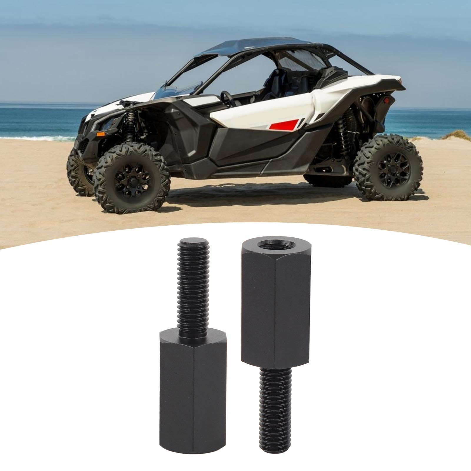 2 PCS 2 Pulgadas de Soporte de Elevación de Metal Ascensor de 2 Pulgadas de Reemplazo de Alta Dureza para la Can -Am Maverick X3 Todos los Años