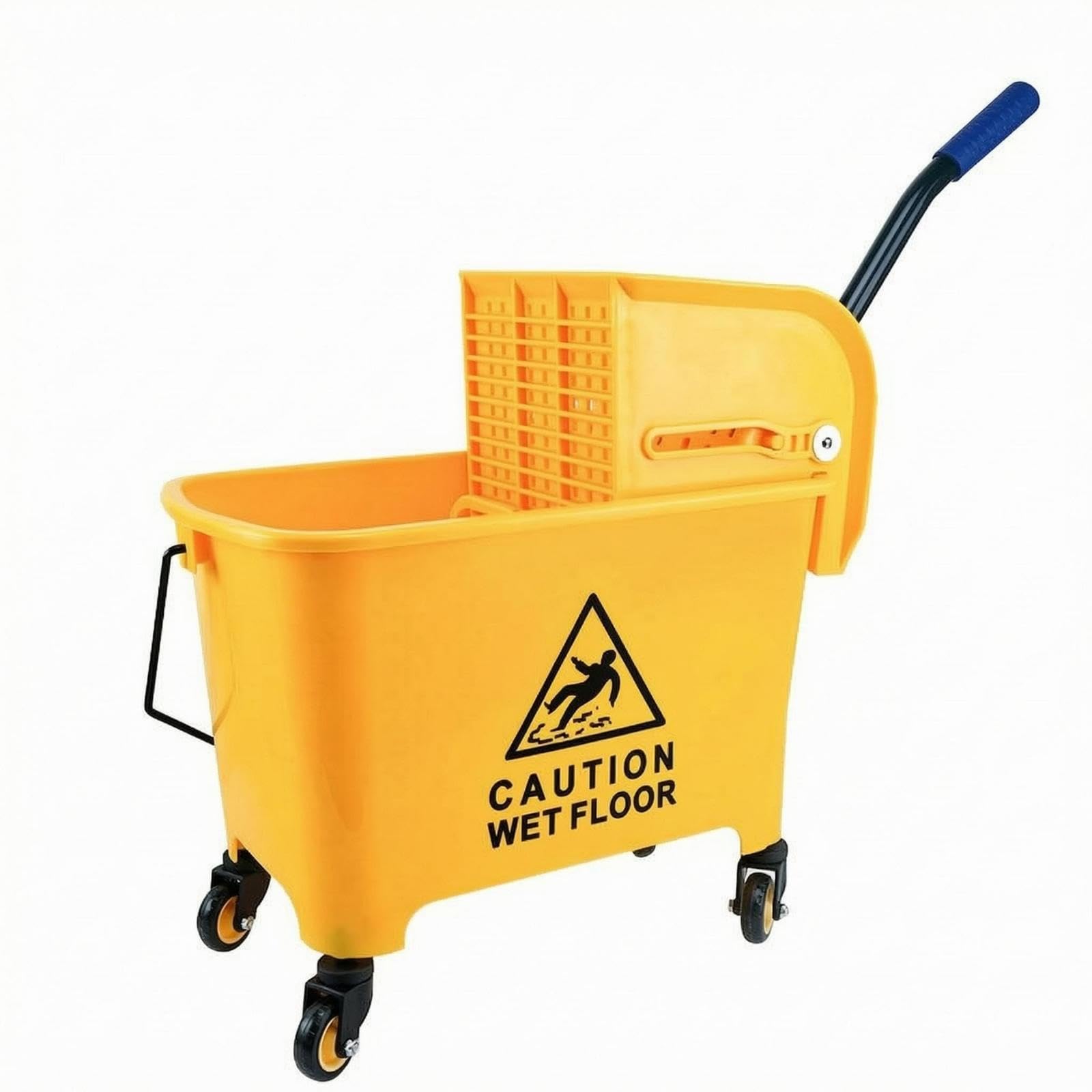 Wringer Bucket Trolley Wheeled Mop Bucket Wringer 20L-image-13