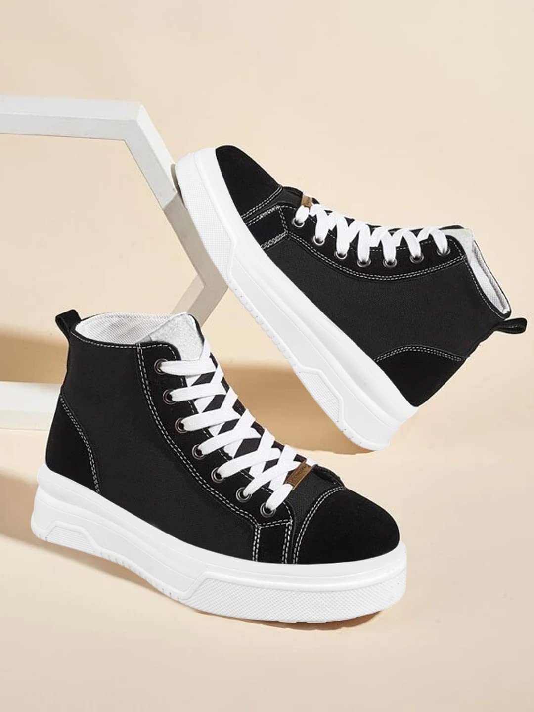 Shoetopia Scarpe da ginnastica da donna in tela