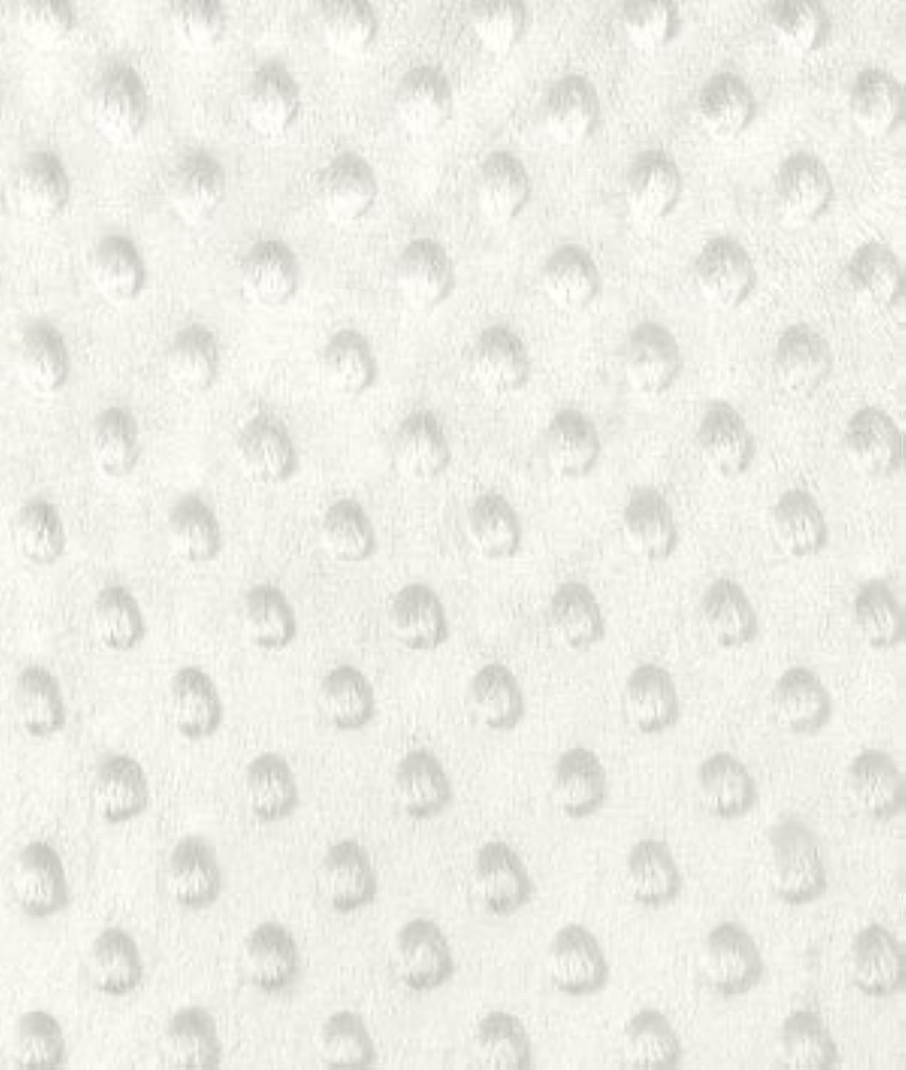 OnlineFabricStoreIvory Minky Dot