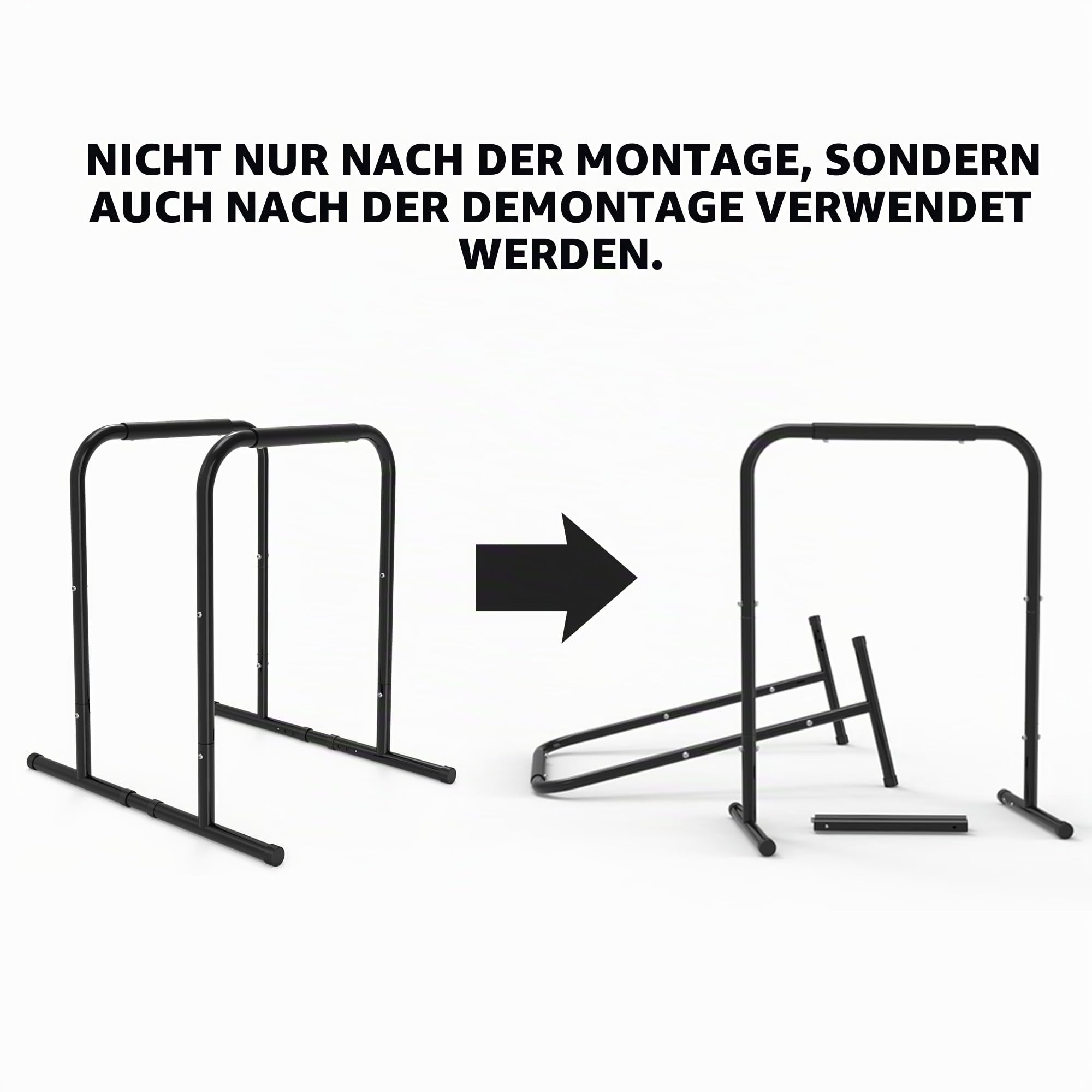 leikefitness Pull Up Dip Station Strength Training Dip Stand Station Triceps Dips Pushups for Home Gym
