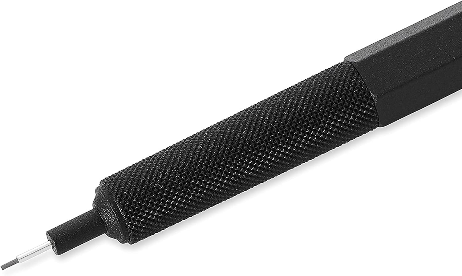 Rotring 600 Penna A Sfera - Corpo Metallo Intero, Punta Media, Inchiostro Nero, Ricaricabile (Tartufo Cioccolato) - Foto 2