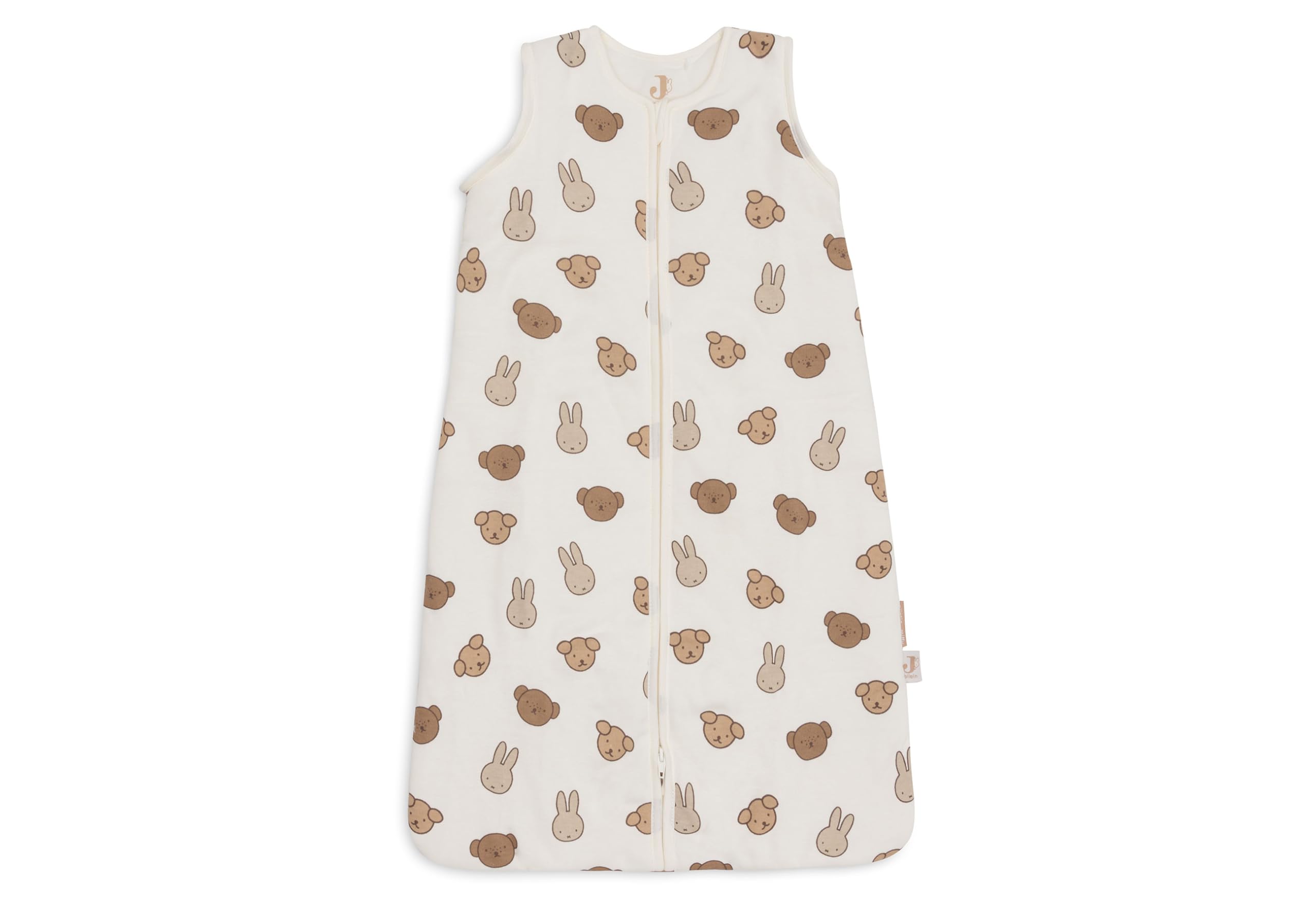 Jollein Saco de dormir para bebé - 110 cm - Algodón - 2.5 a 3.5 TOG - Mangas desmontables