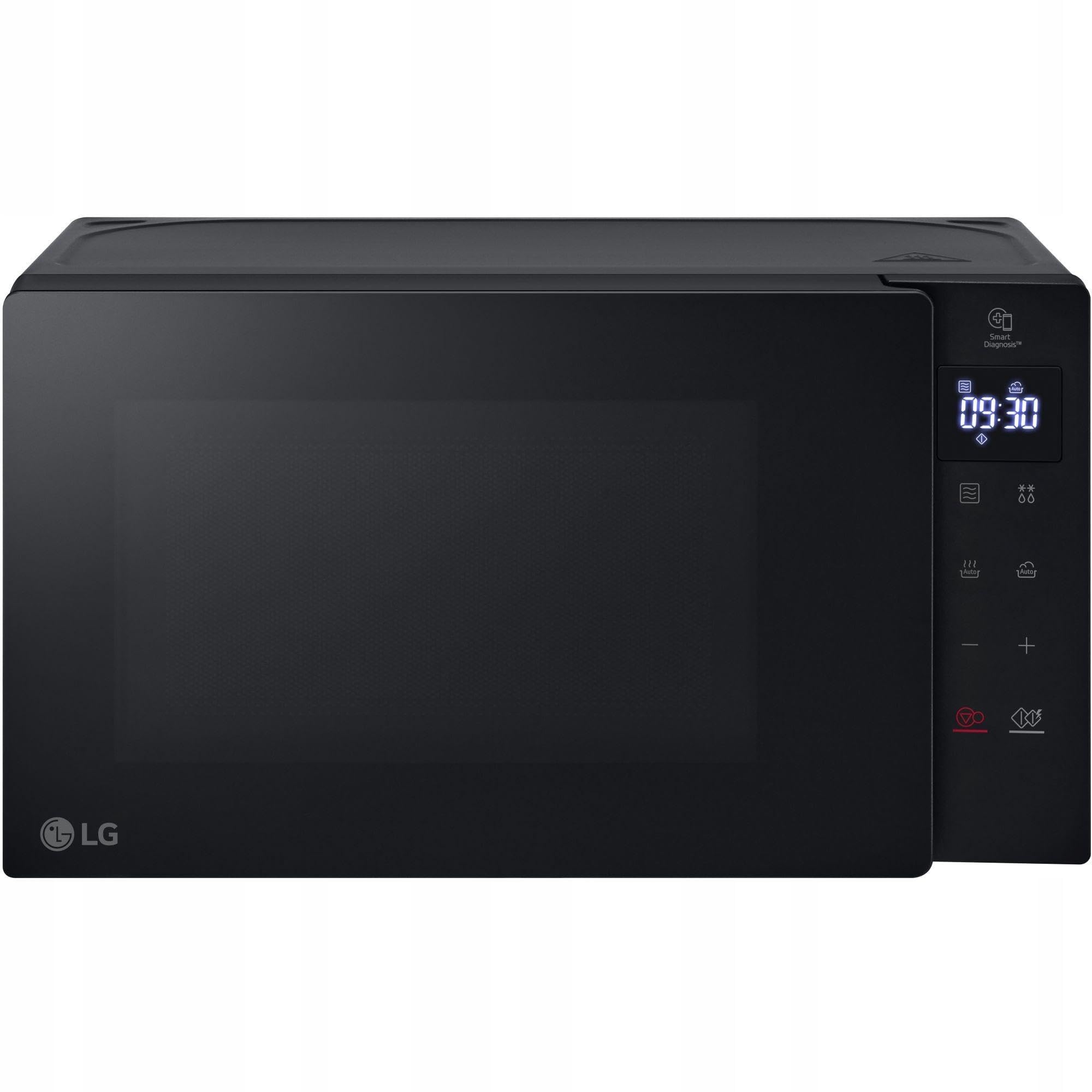 LG MH6032GAS kuchenka mikrofalowa z technologią Smart Inverter, pojemność 20 l, 1050 W, czarna