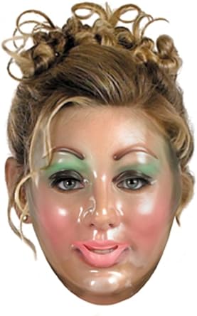 Disguise Costumes Transparent Woman Mask, Adult