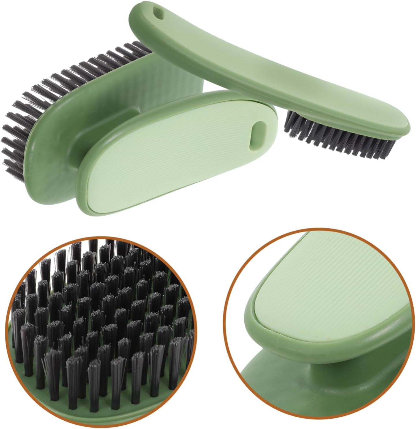 2pcs Soft Bristle Shoes Scrubbing Brush for Home Laundry