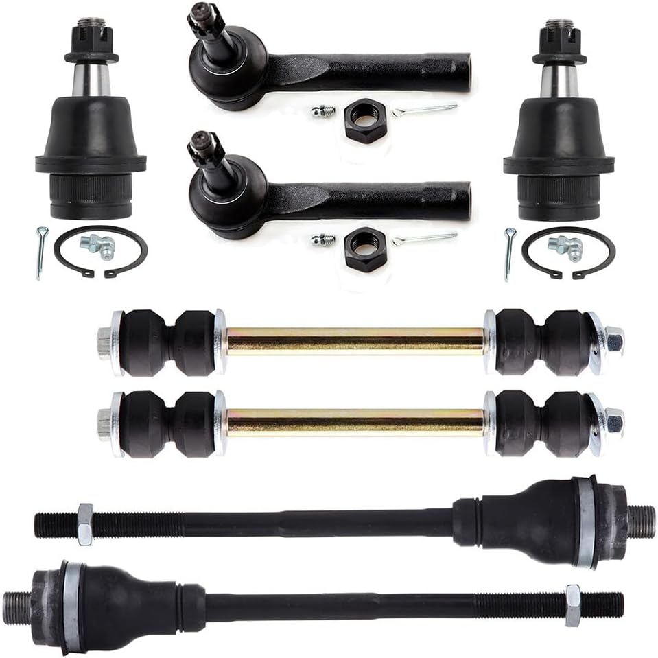 ASAPE Front Ball Joint Tie Rod Suspension Kit Replacement for 2003-2006 for Cadillac Escalade ESV 2002-2006 for Cadillac Escalade EXT - 8PCS Set