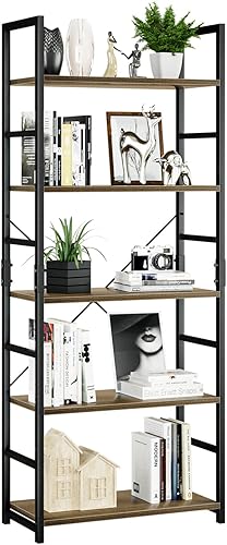 Miniatura 64 de NUMENN Estantería delgada de 3 niveles, estantería organizadora de almacenamiento, estante moderno para dormitorio, sala de estar y oficina en casa,