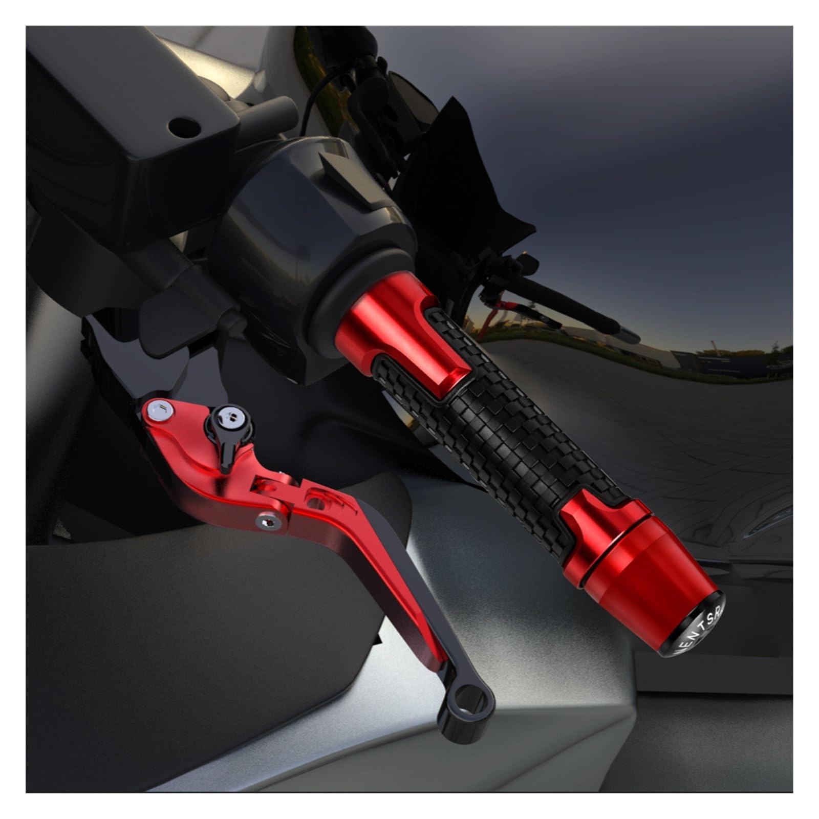 PuCio per Yamaha RD400 RD-400 1976 1977 1978 RD 400 Manubrio Manubrio Grip End Tappo di Copertura Manopole A Molla 2022